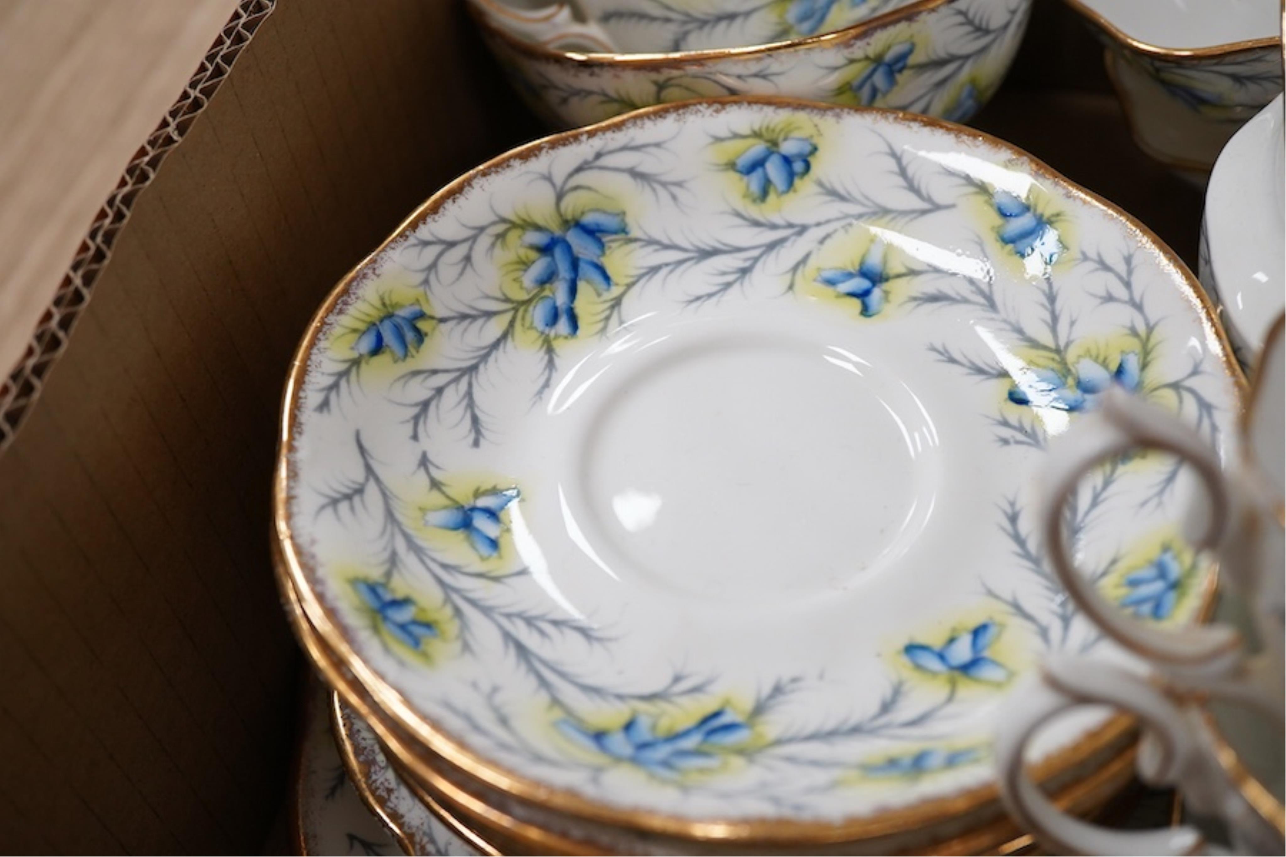 A Royal Albert Heather Bell part tea service